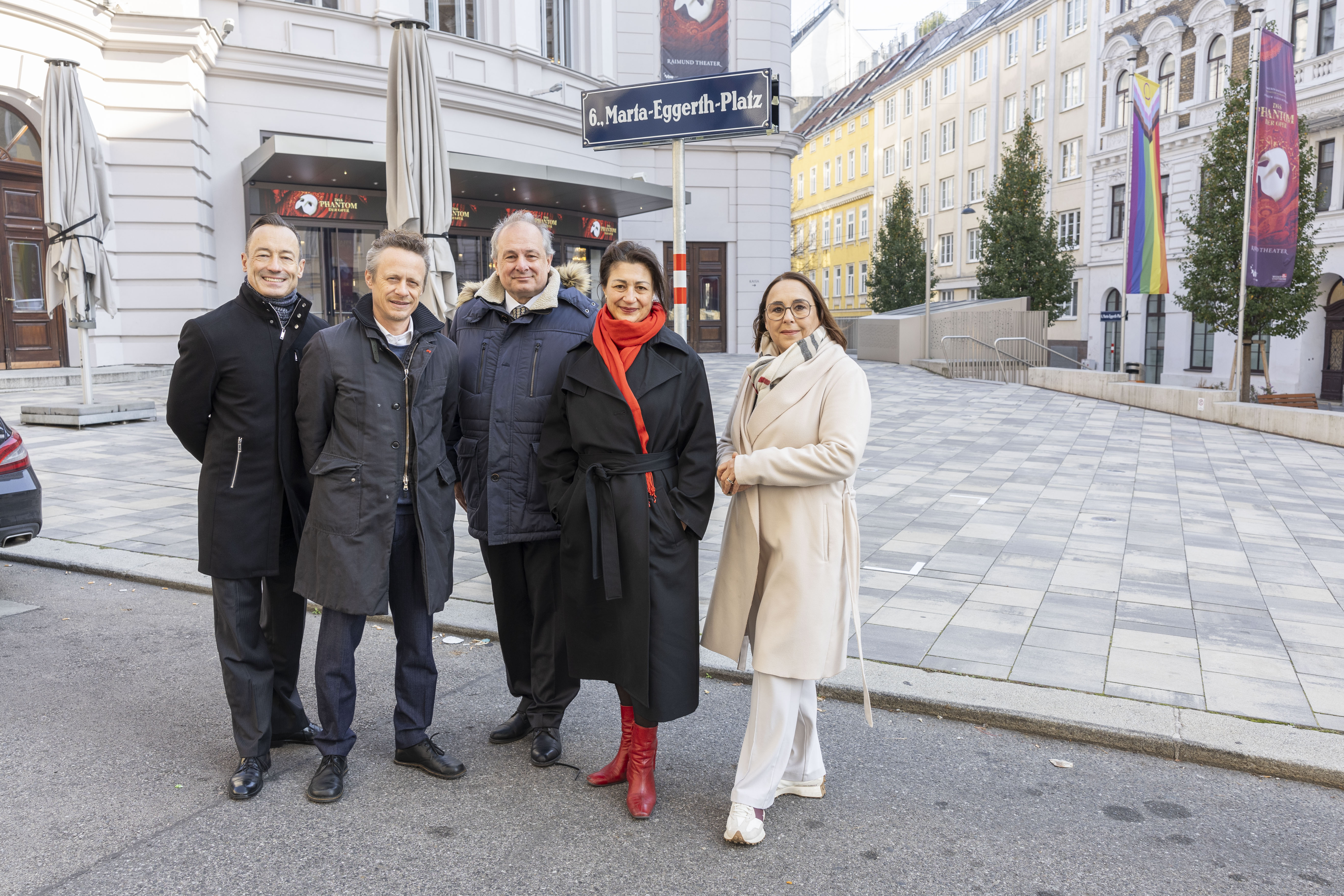 Vorplatz Raimund Theater | Marta-Eggerth-Platz © Stadt Wien / Bubu Dujmic