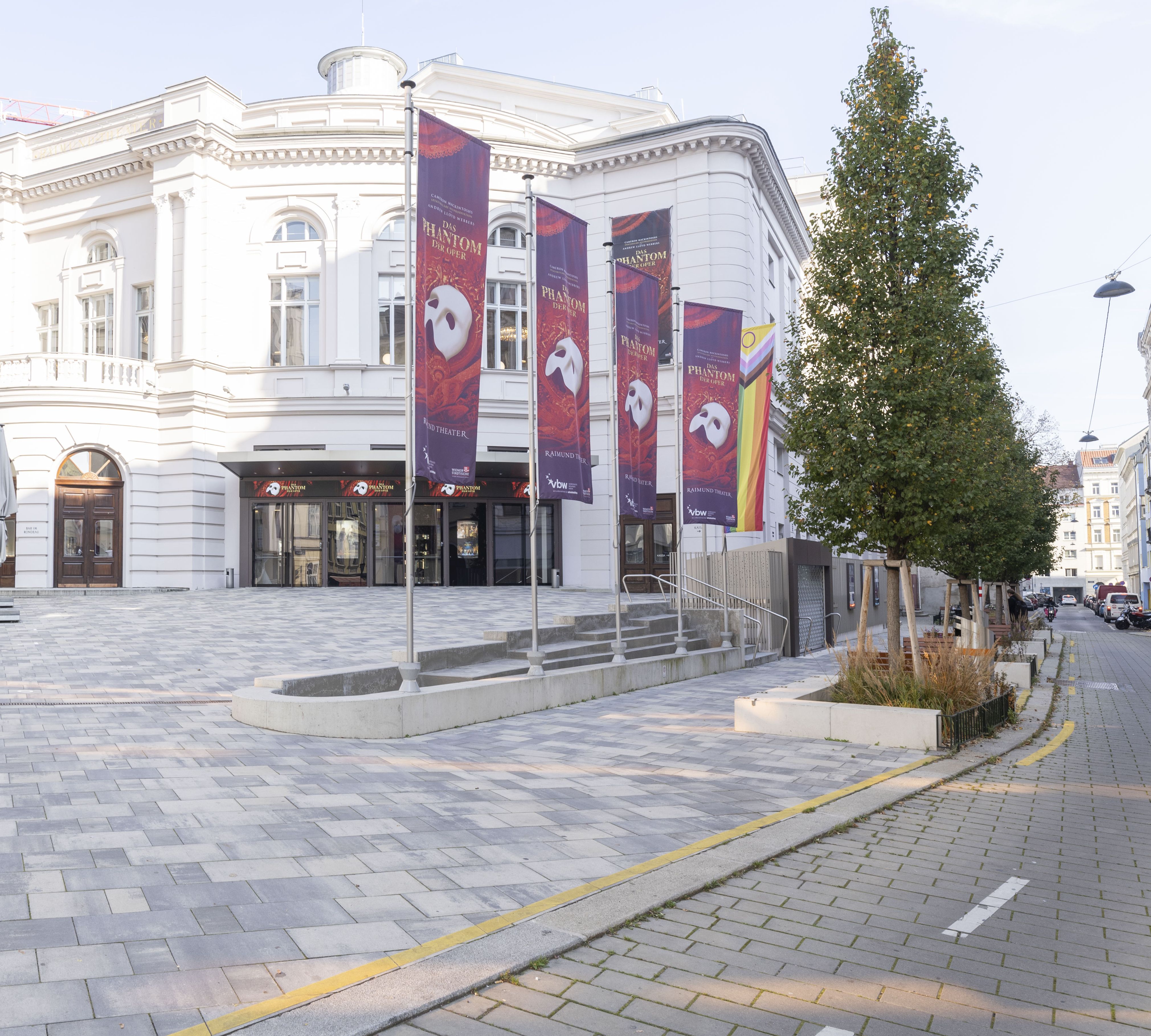 Vorplatz Raimund Theater | Marta-Eggerth-Platz © Stadt Wien / Bubu Dujmic