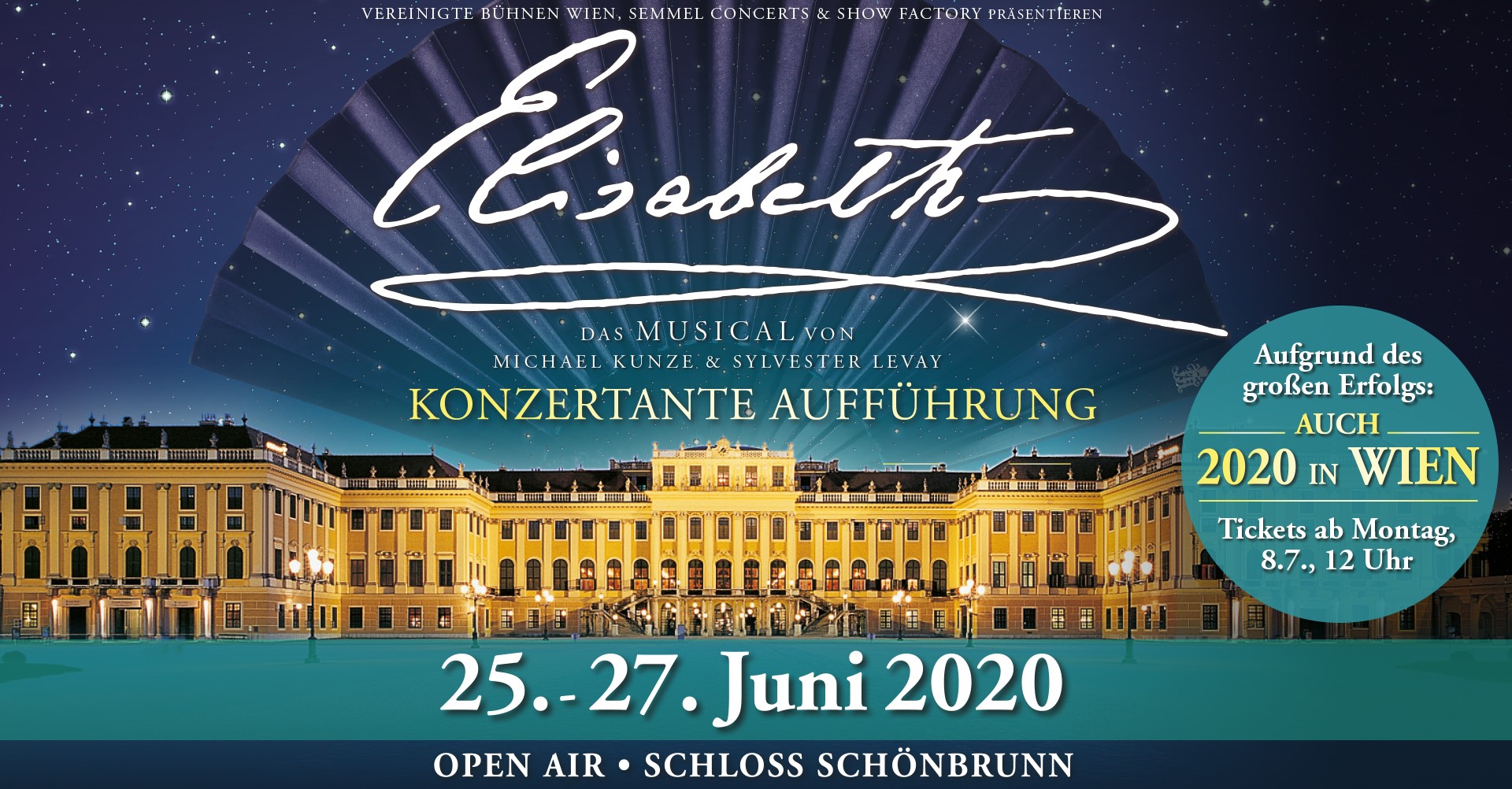 Elisabeth - Konzertante Aufführung 2020 © SCHLOSS SCHÖNBRUNN KULTUR- UND BETRIEBSGESMBH • FOTOGRAF ALEXANDER E. KOLLER