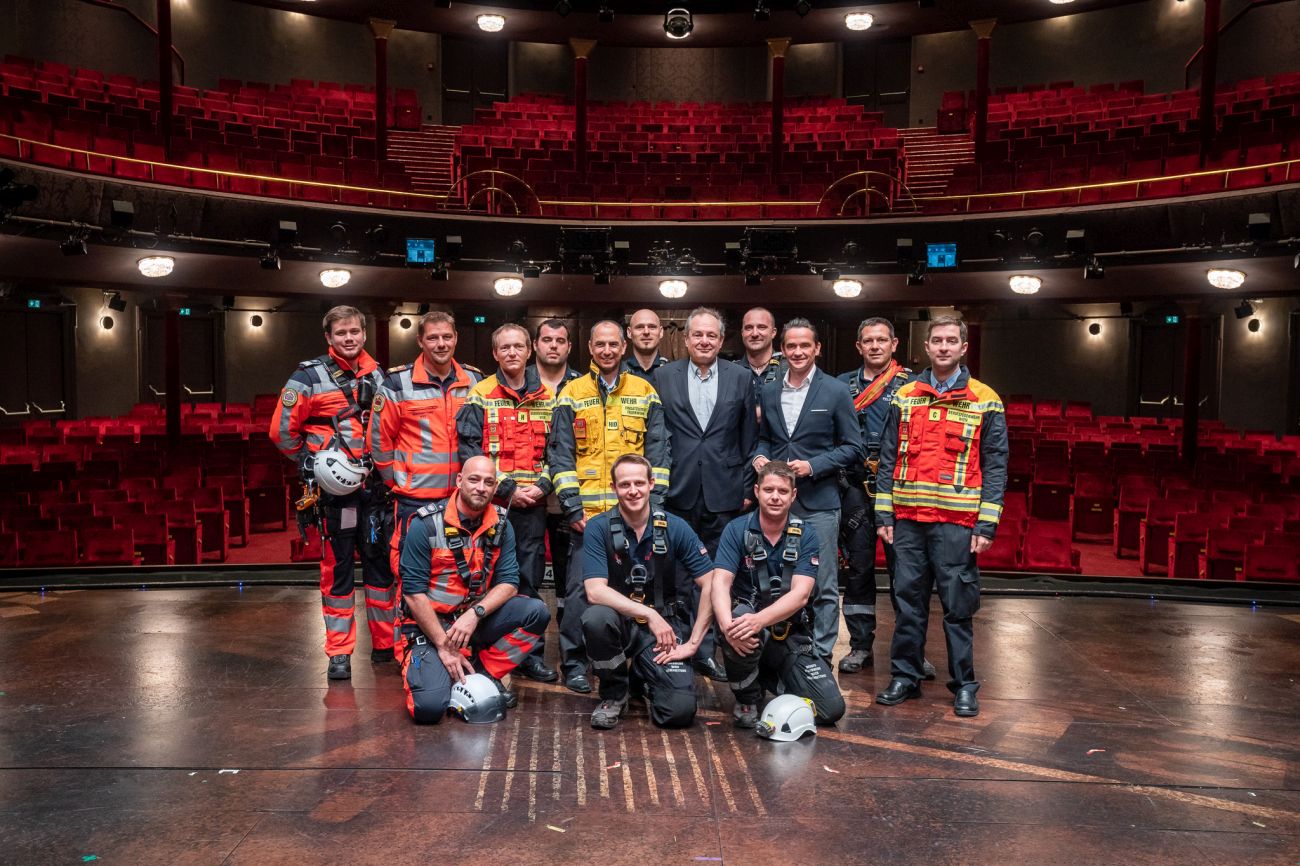 Übungseinsatz der Berufsfeuerwehr Wien im Raimund Theater 002 © David_Bohmann